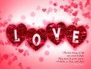 Love 4 Heart red color wallpaper