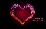 Love of My Heart colorful wallpaper