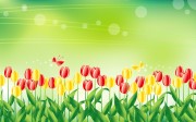 Download Wallpaper Flowers Vector Tulips Fresh HD Wallpaper HD Widescreen